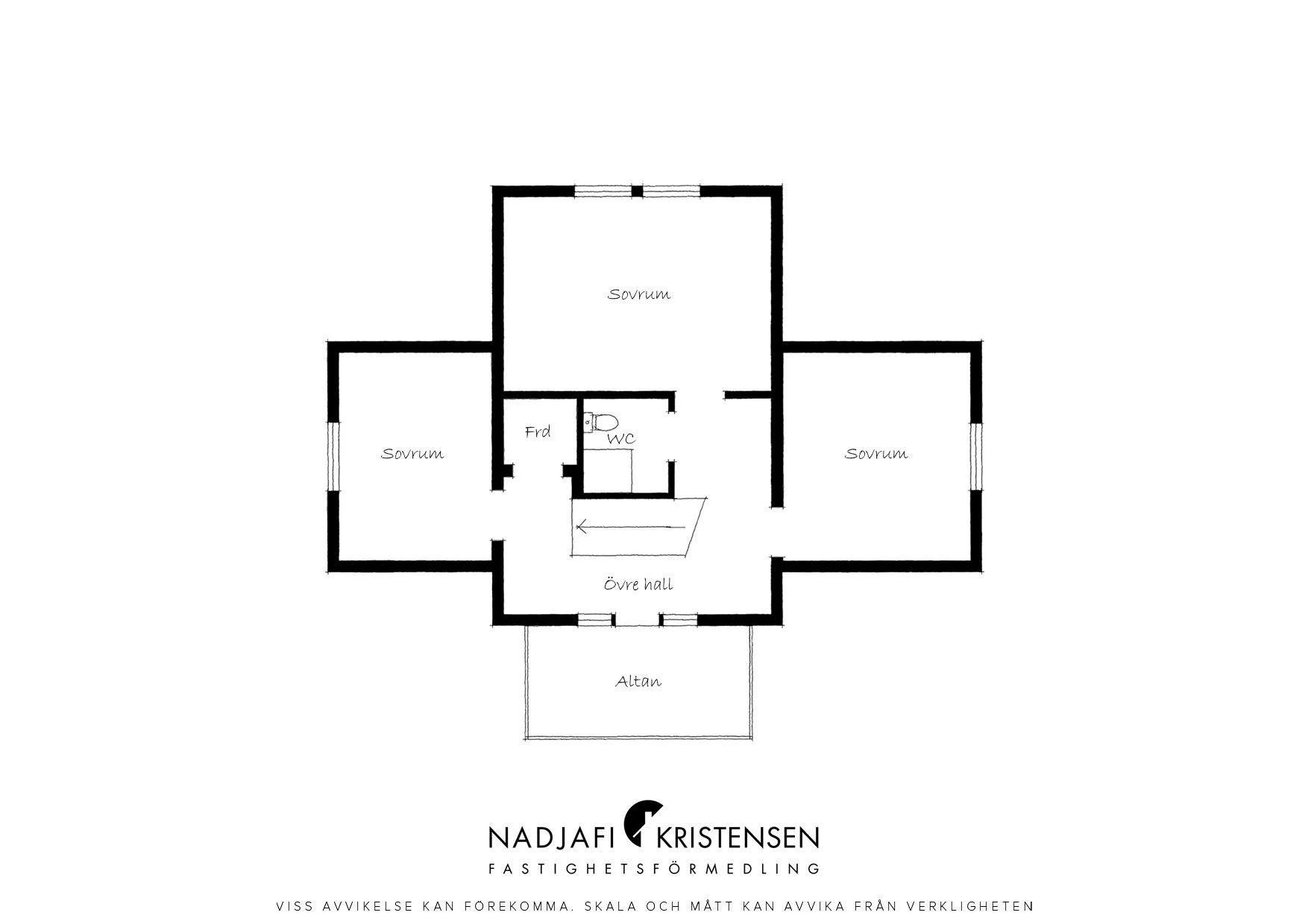 Townhouse med stort gästhus på Agardhsgatan