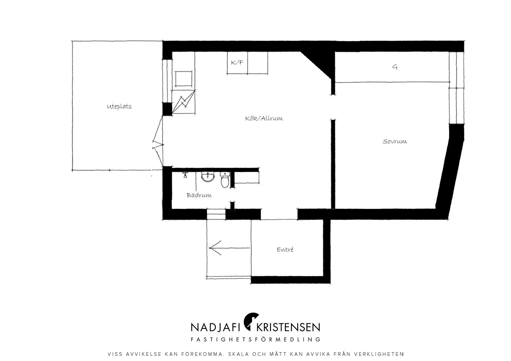 Ljust och bekvämt boende