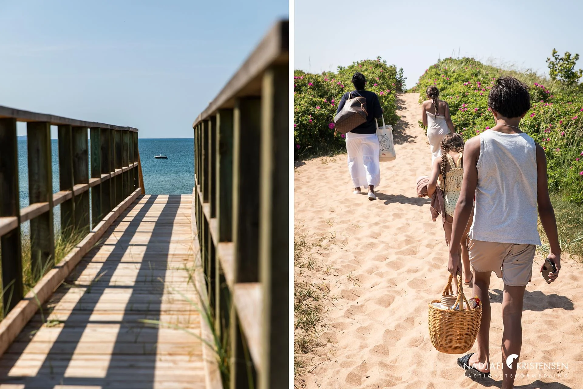 Unik möjlighet att förverkliga dubbeltomt vid havet – förstklassigt läge i Vejbystrand