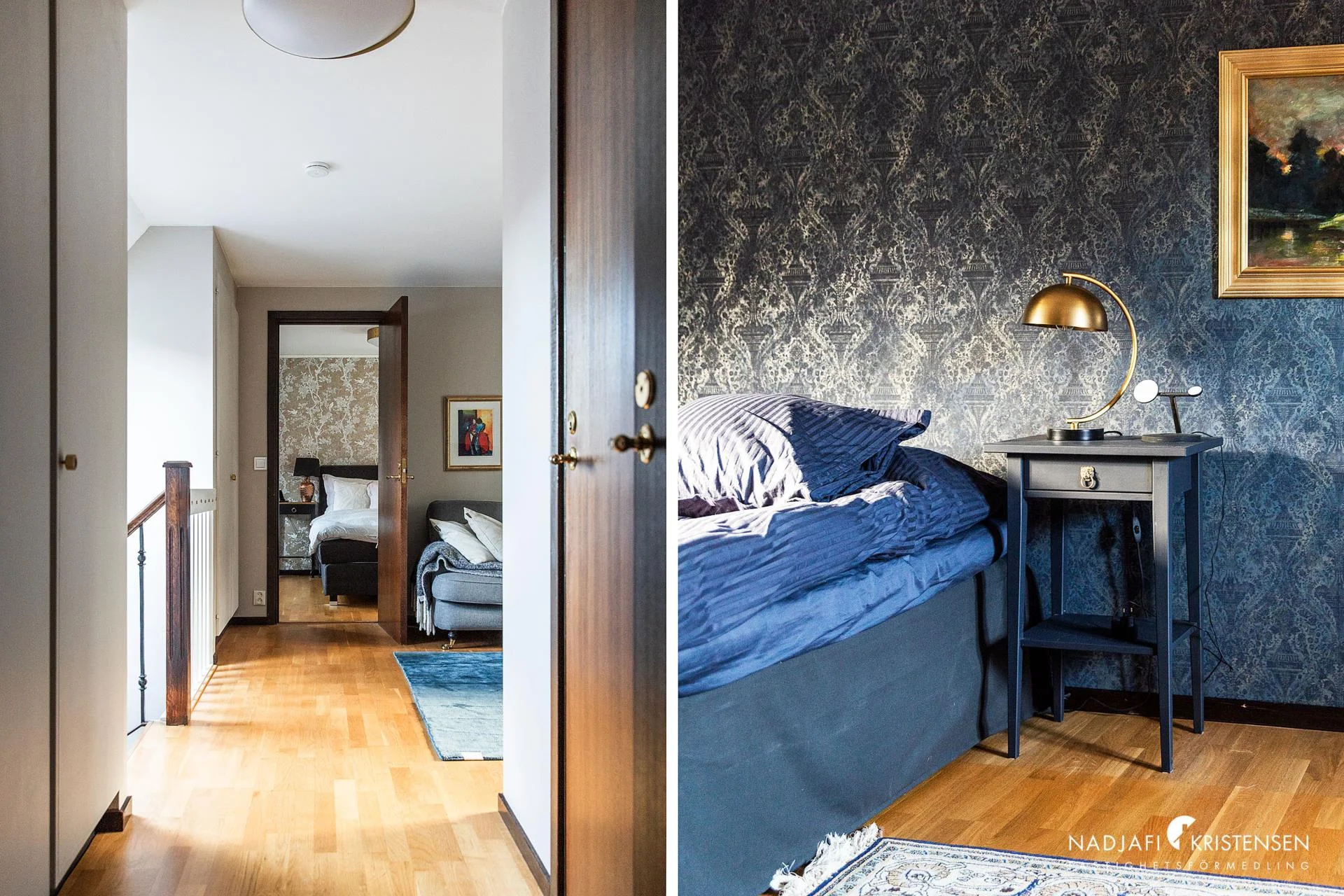 Centralt parhus med pool och privat trädgård