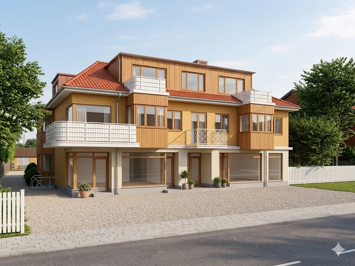 Optimalt belägen fastighet i hjärtat av Båstad