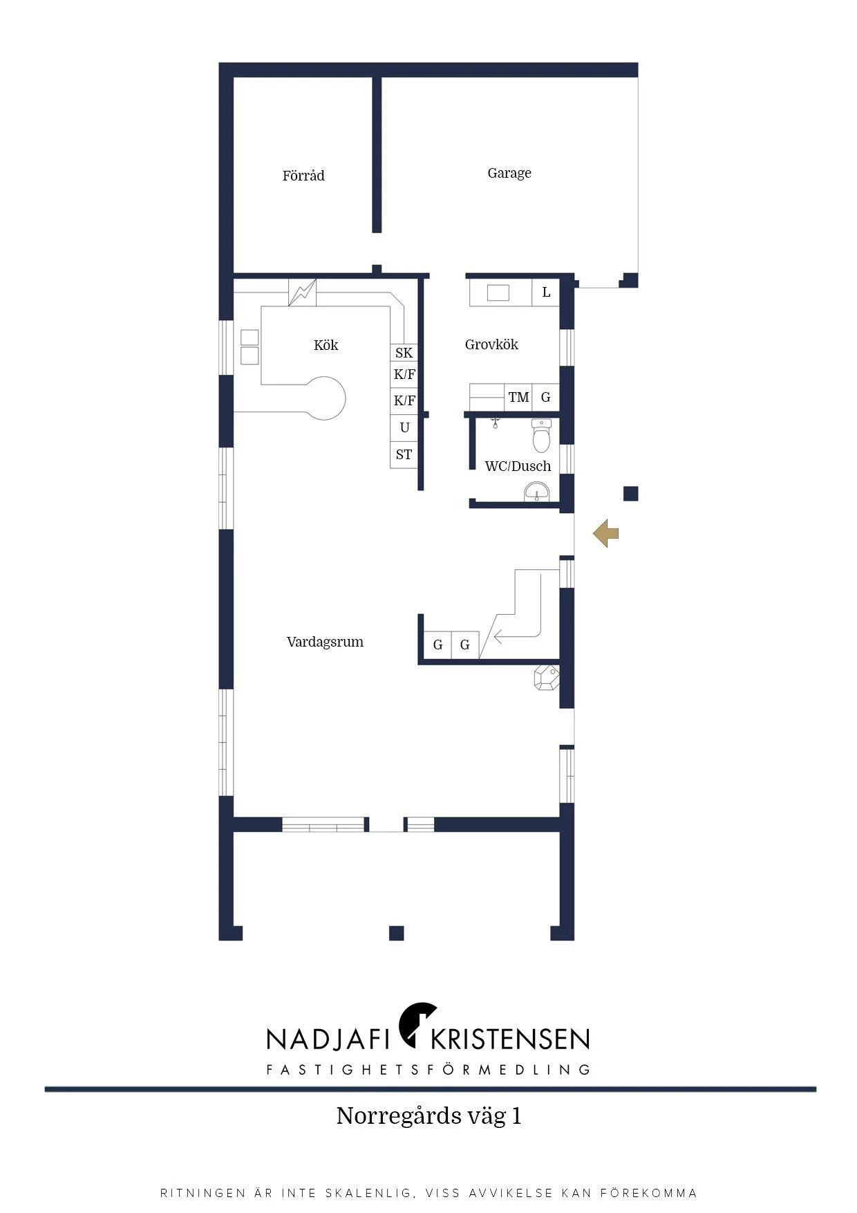 Rymlig villa på privat läge!