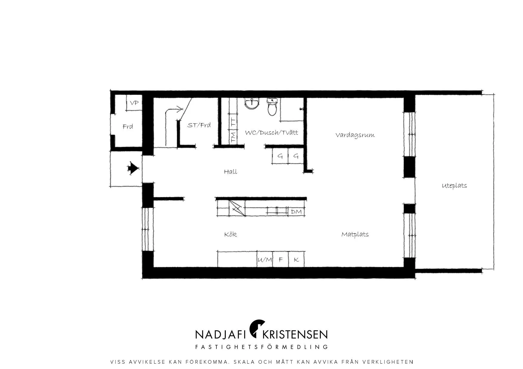 Lättskött och trivsamt radhus i två plan
