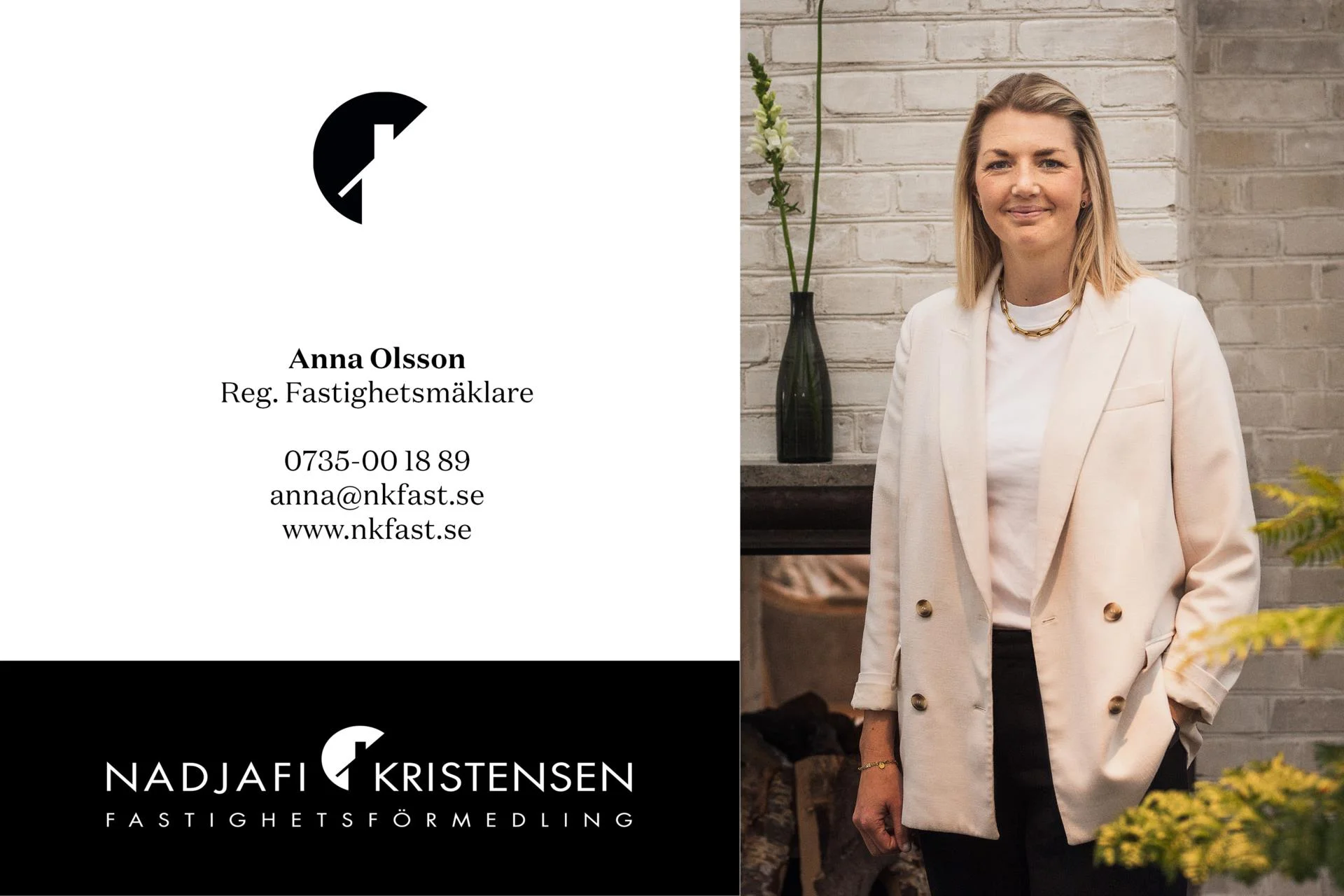 Solig stor tomt med flera uteplatser