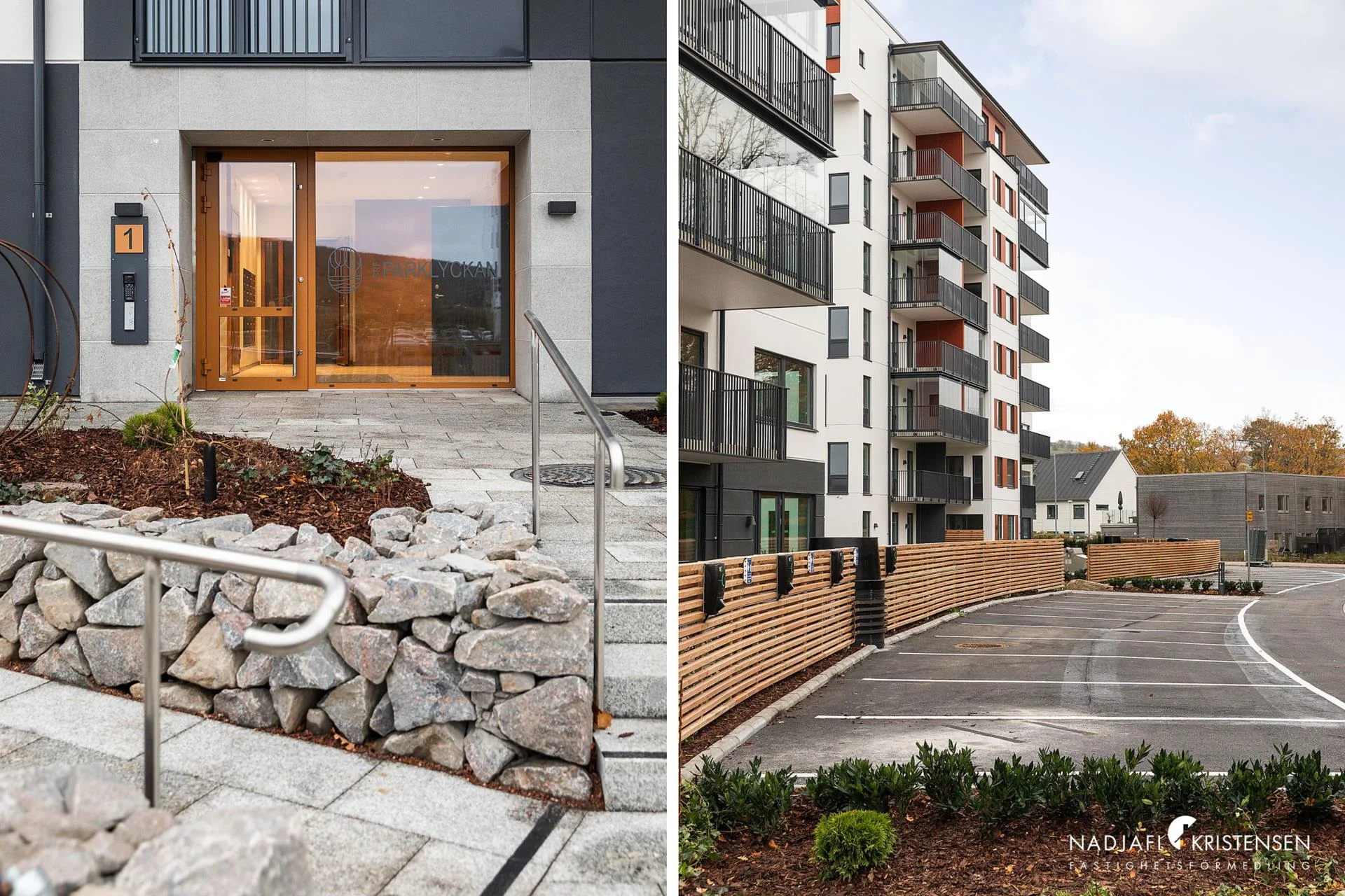 Modern tvårummare med rymlig balkong och attraktivt läge