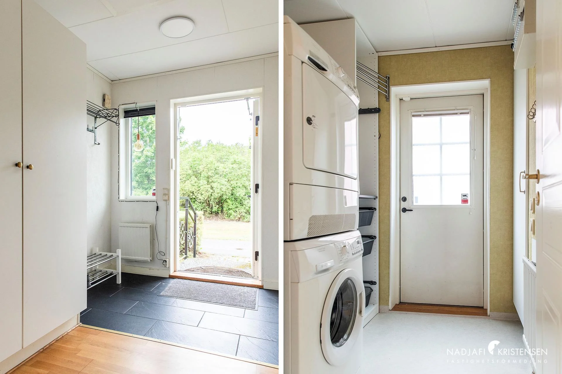 Villakänsla i bostadsrätt – enplanshus på hörntomt med inglasat uterum