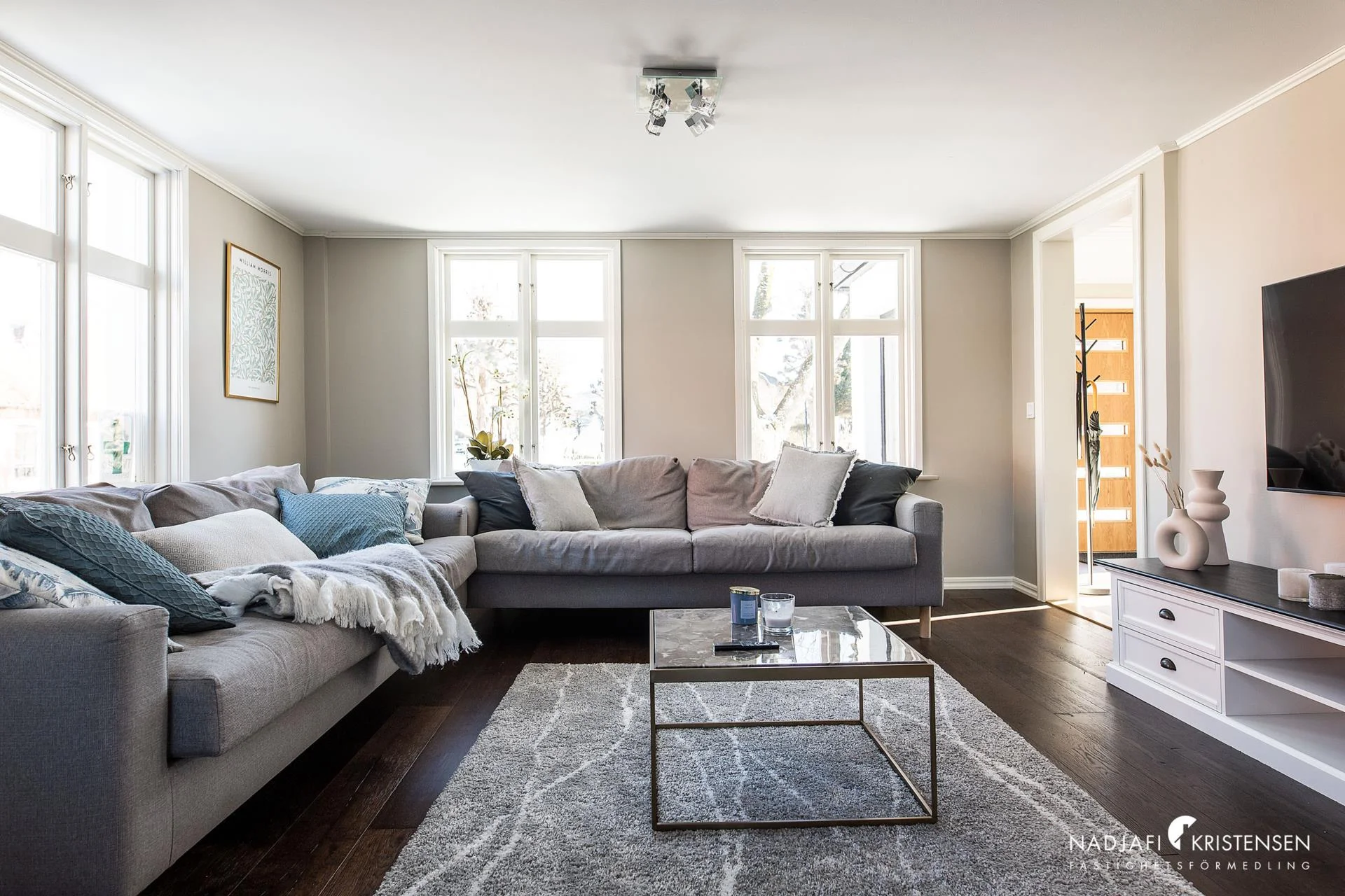 Townhouse med stort gästhus på Agardhsgatan