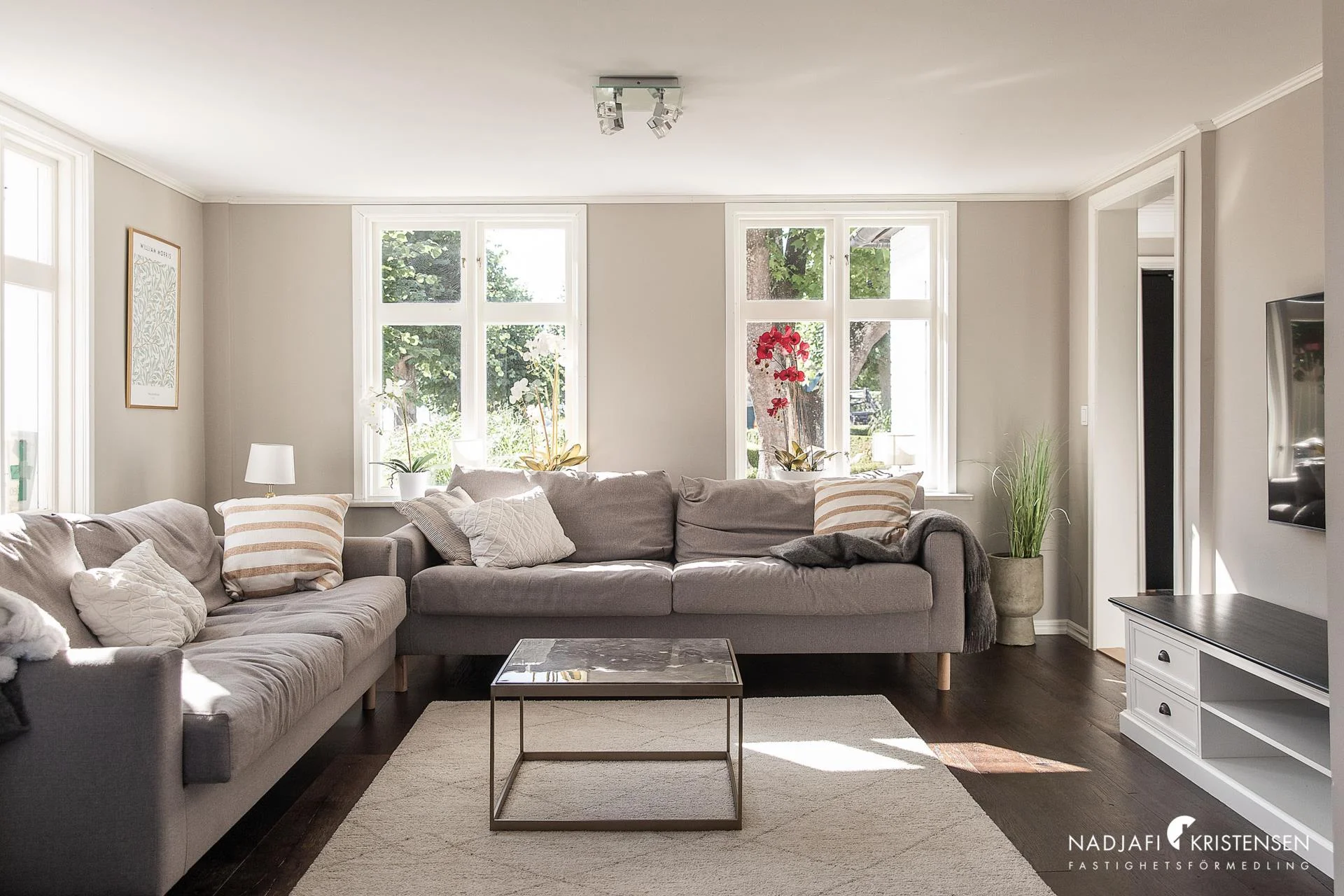 Townhouse med stort gästhus på Agardhsgatan