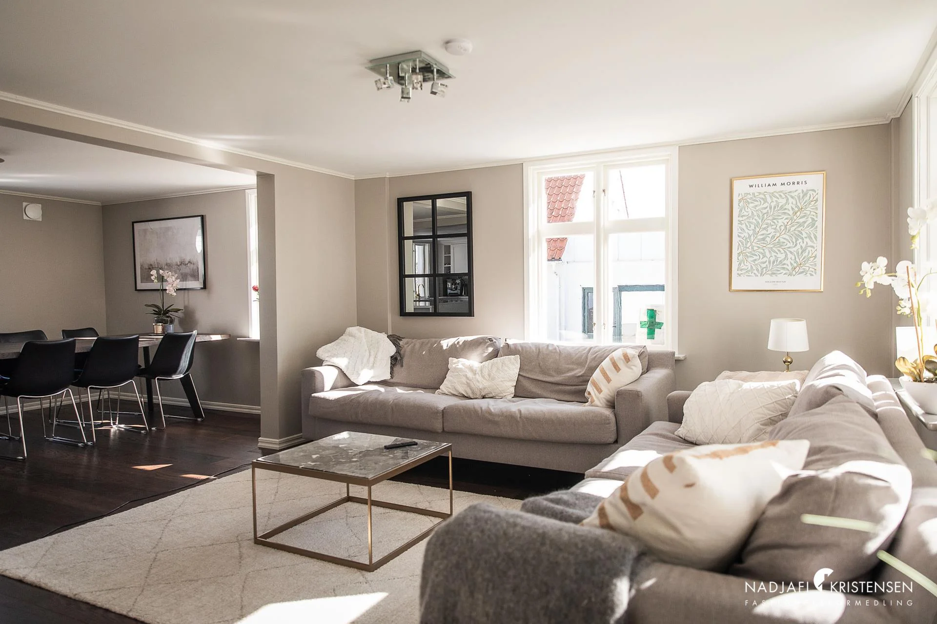 Townhouse med stort gästhus på Agardhsgatan