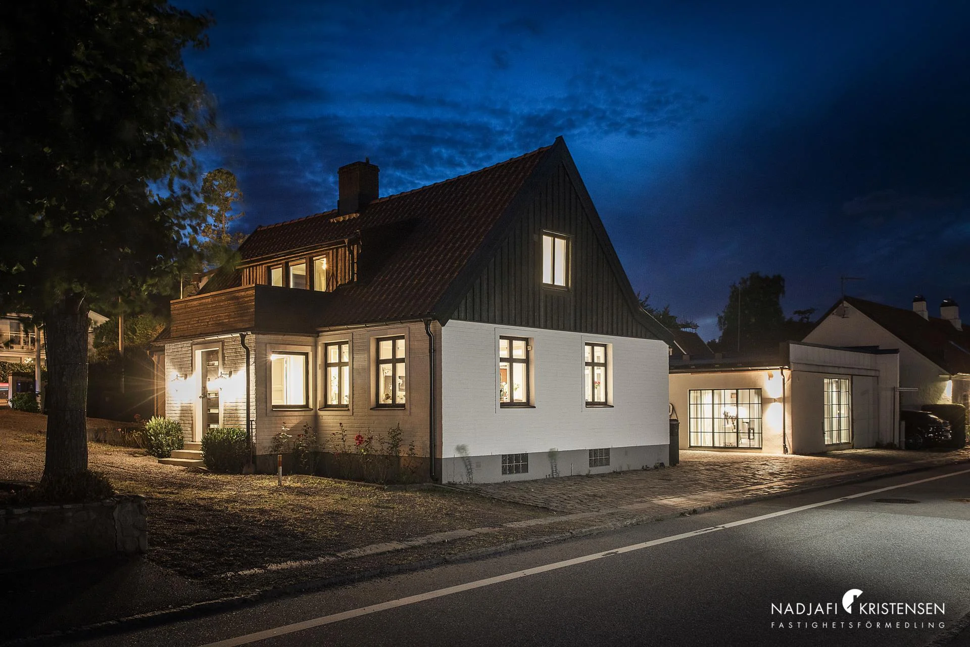 Townhouse med stort gästhus på Agardhsgatan