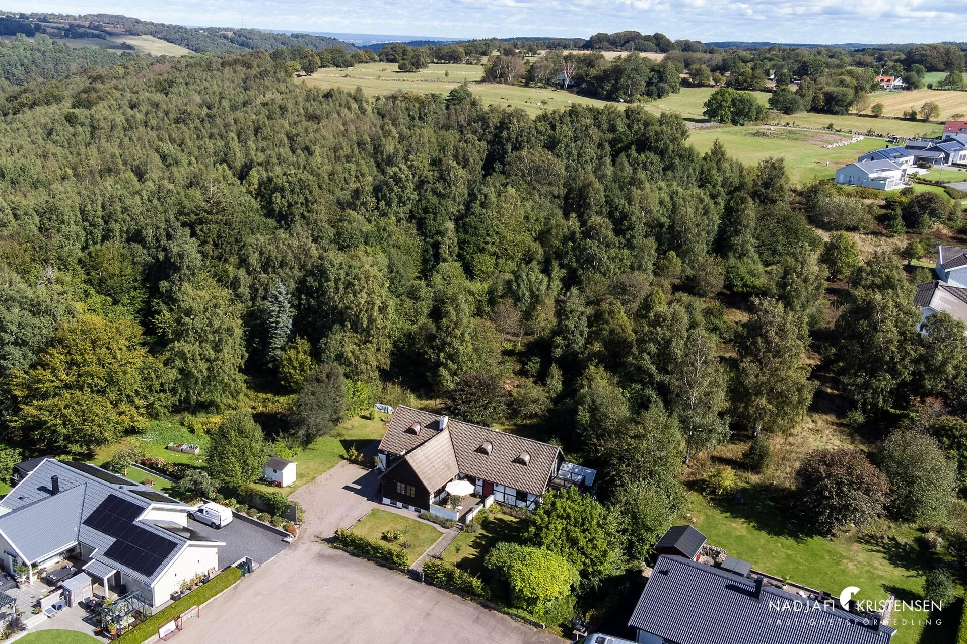 Korsvirkesdröm med naturen som granne