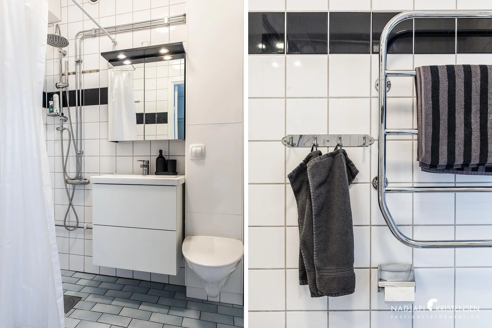 Ljus och modern tvåa med balkong