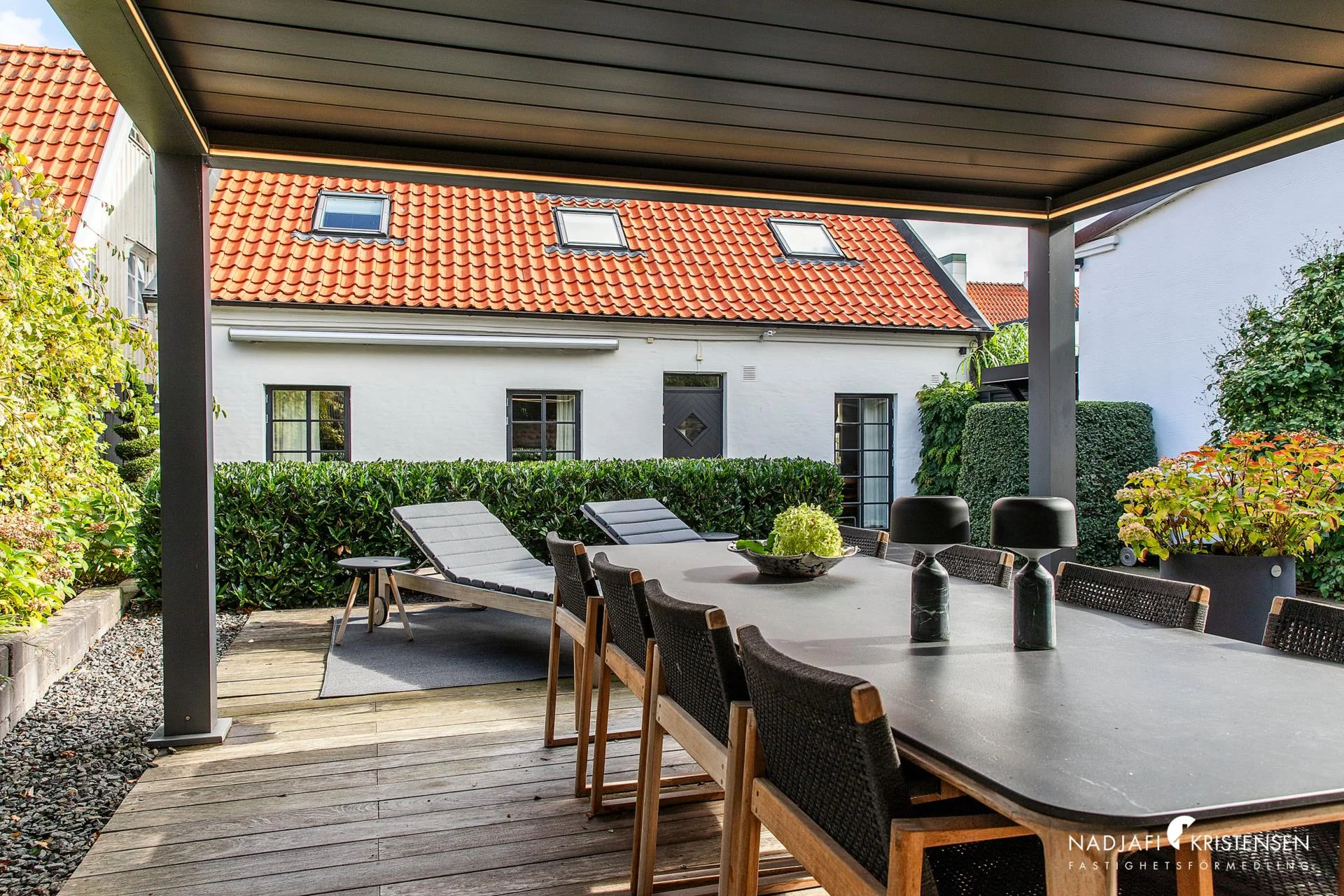 Privat oas mitt i Båstad