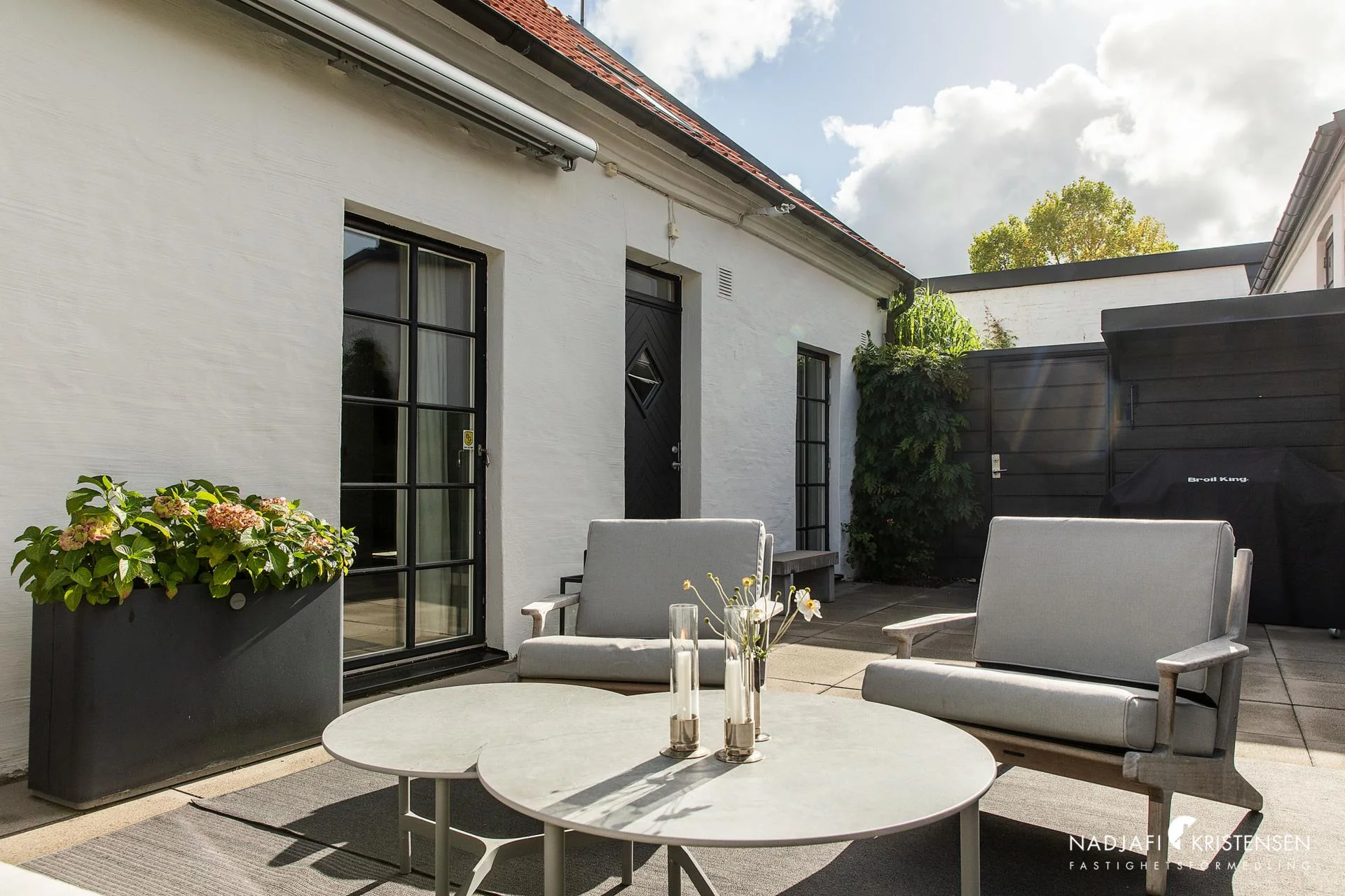Privat oas mitt i Båstad